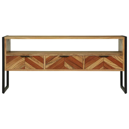 TV-Møbel Tre TV-skap 100x35x50 cm Solid akasietre