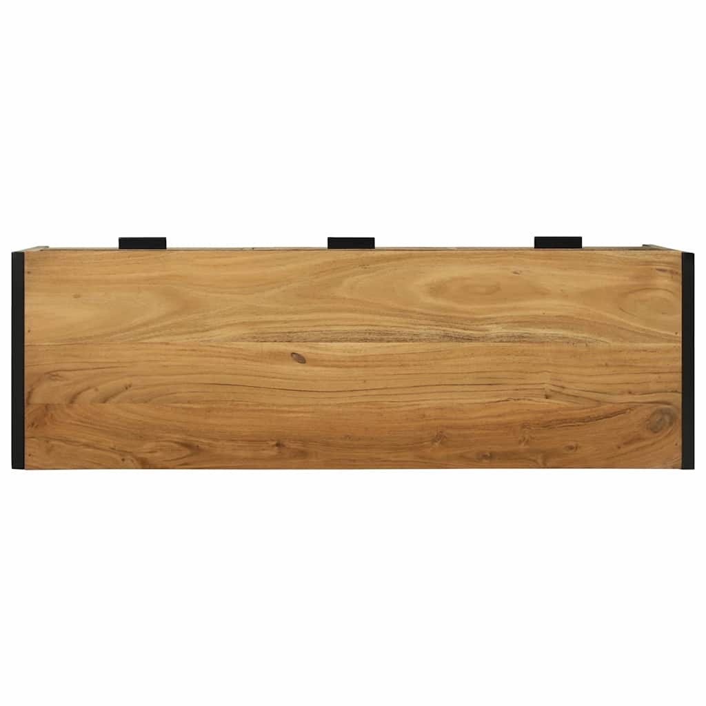 TV-Møbel Tre TV-skap 100x35x50 cm Solid akasietre
