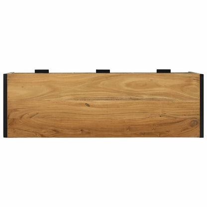 TV-Møbel Tre TV-skap 100x35x50 cm Solid akasietre