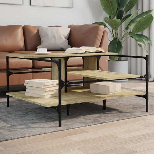 Salongbord Sofabord Sonoma Eik 100x100x48,5 cm