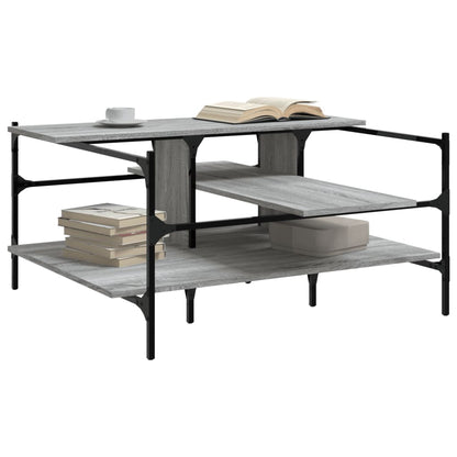 Salongbord Sofabord Sonoma Grå 100x100x48,5 cm