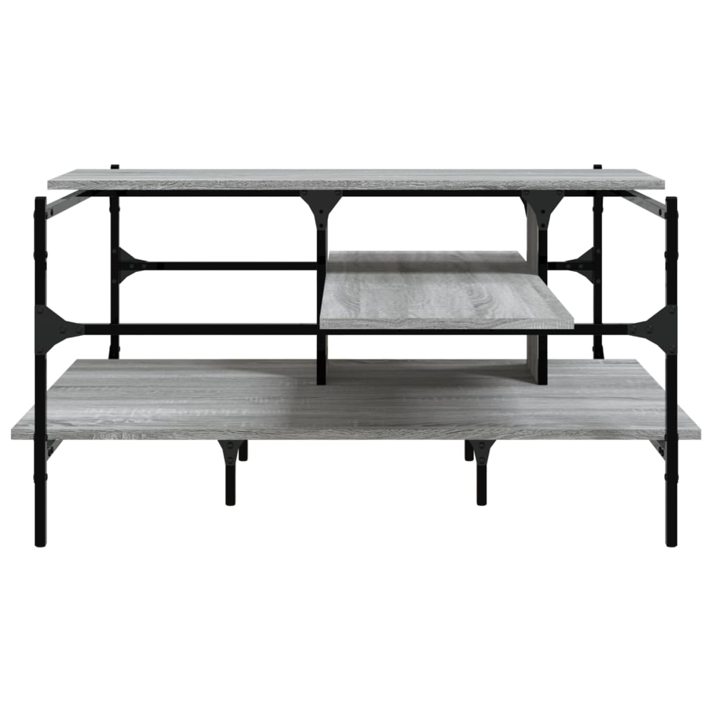 Salongbord Sofabord Sonoma Grå 100x100x48,5 cm
