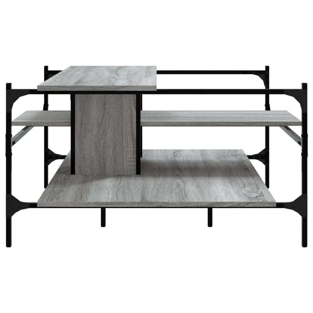 Salongbord Sofabord Sonoma Grå 100x100x48,5 cm