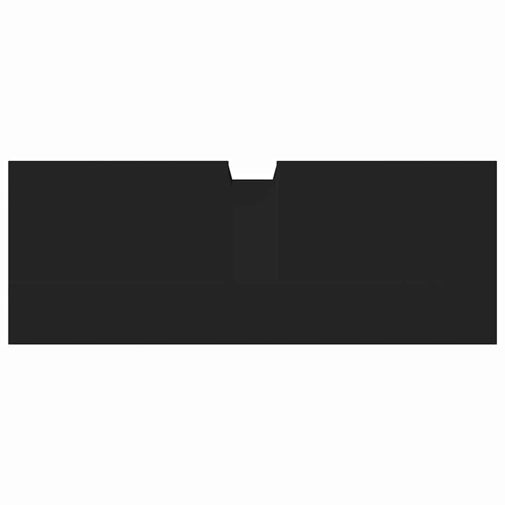 Servantskap Baderom Svart 80x30x60 cm