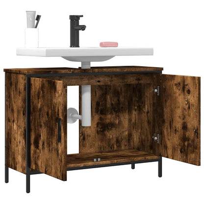 Servantskap Baderom Røkt Eik 80x30x60 cm