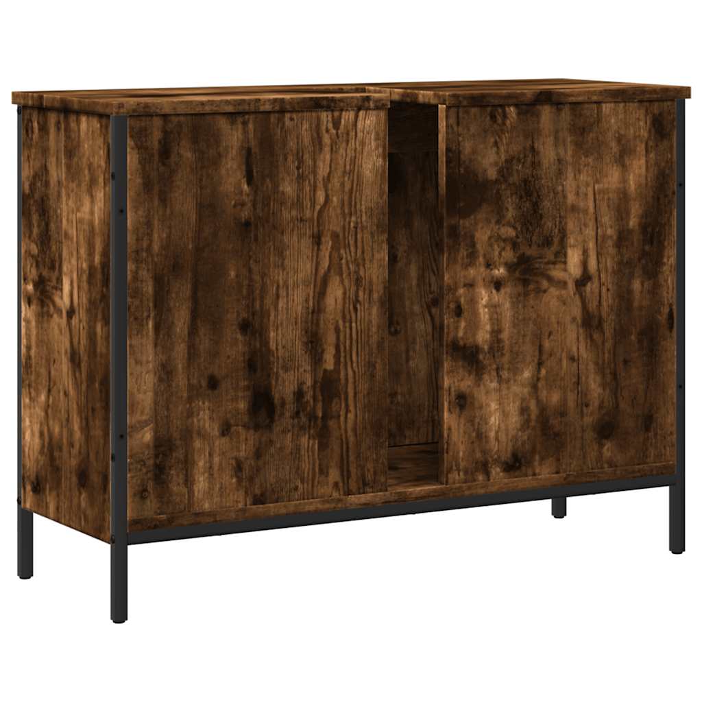 Servantskap Baderom Røkt Eik 80x30x60 cm