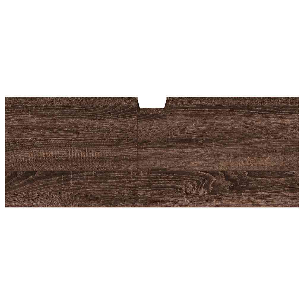 Servantskap Baderom Brun Eik 80x30x60 cm