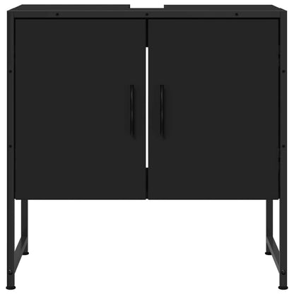 Servantskap Baderom Svart 60x33x60 cm