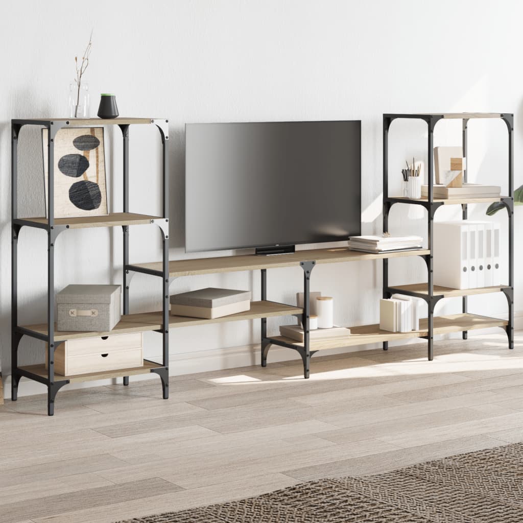 TV-Møbel Sonoma Eik TV-benk 206,5x28,5x95 cm