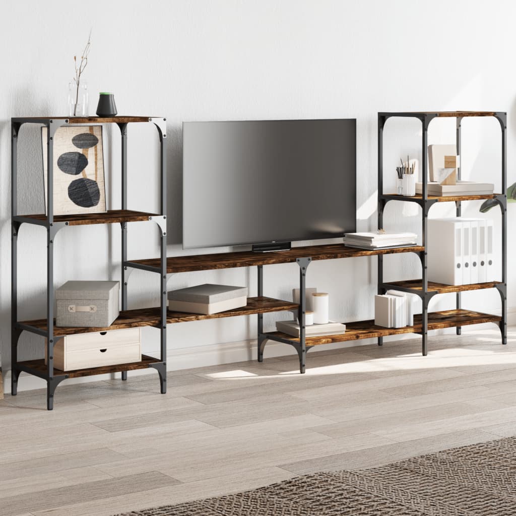 TV-Møbel Røkt EikTV-benk 206,5x28,5x95 cm