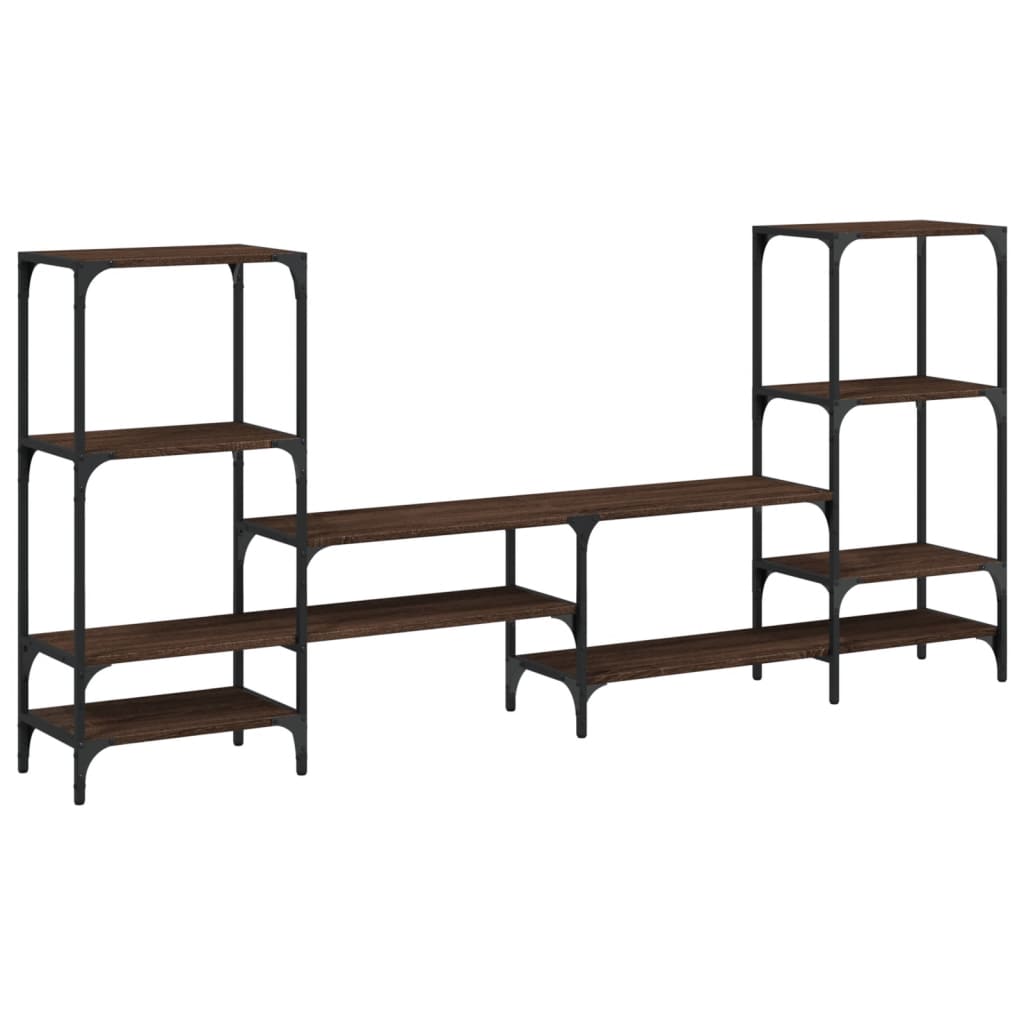 TV-Møbel Brun Eik TV-benk 206,5x28,5x95 cm