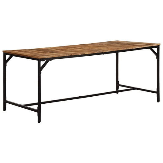 Spisebord 180x90x75 cm grov heltre mango