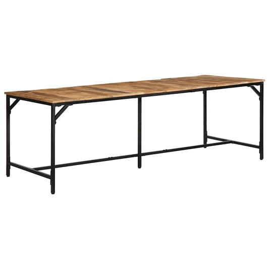 Spisebord 220x90x75 cm grovt heltre mangotre