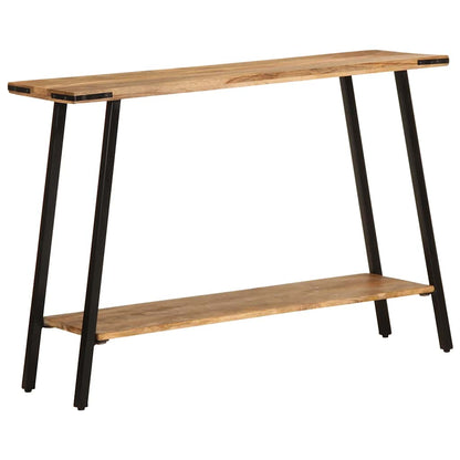 Avlastningsbord konsollbord Tre 110x30x75 cm grovt heltre mango
