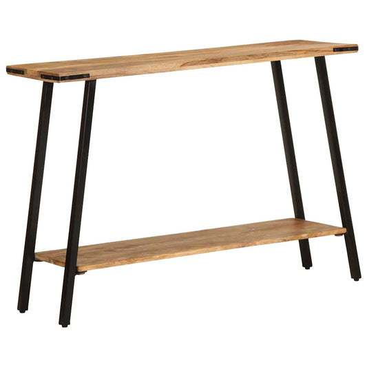 Avlastningsbord konsollbord Tre 110x30x75 cm grovt heltre mango