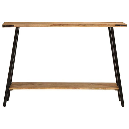 Avlastningsbord konsollbord Tre 110x30x75 cm grovt heltre mango