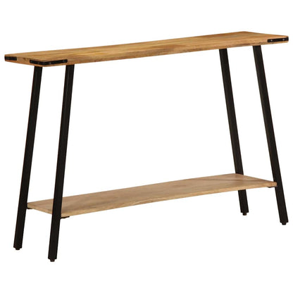 Avlastningsbord konsollbord Tre 110x30x75 cm grovt heltre mango
