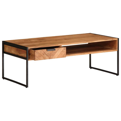 Salongbord Sofabord Tre 110x55x40 cm heltre akasie