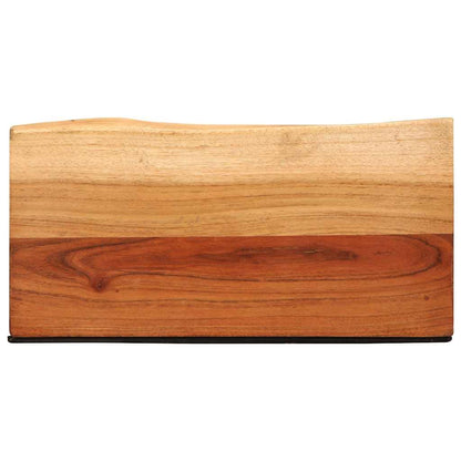 Vegghylle Tre 2 stk 40x20x3,5 cm heltre akasie
