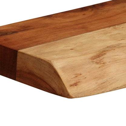 Vegghylle Tre 2 stk 40x20x3,5 cm heltre akasie