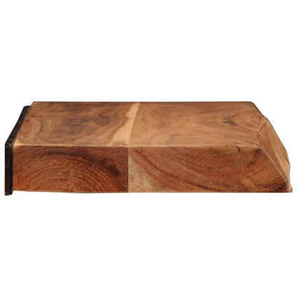Vegghylle Tre 2 stk 60x20x3,5 cm heltre akasie