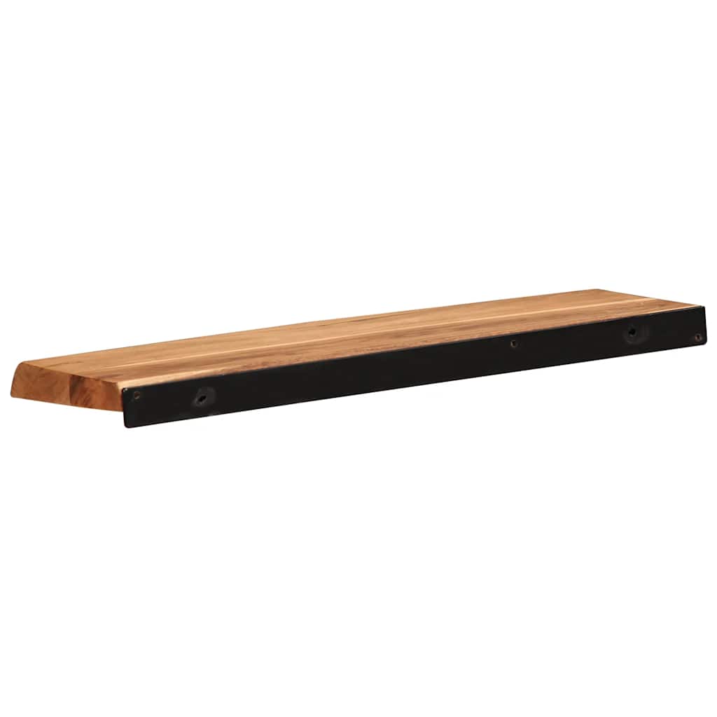 Vegghylle Tre 2 stk 60x20x3,5 cm heltre akasie