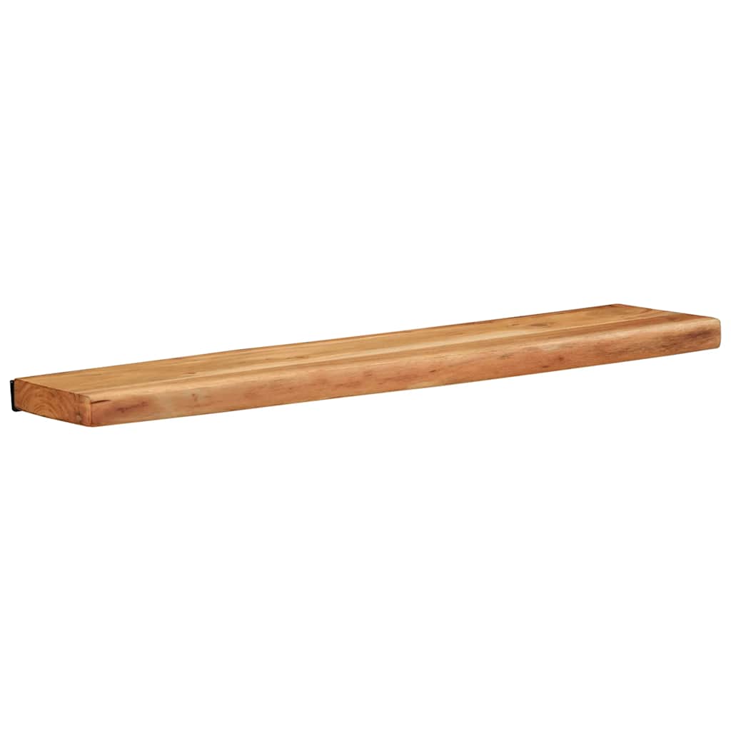 Vegghylle Tre 2 stk 80x20x3,5 cm heltre akasie