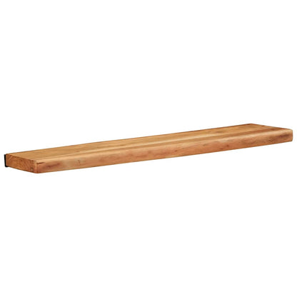 Vegghylle Tre 2 stk 80x20x3,5 cm heltre akasie