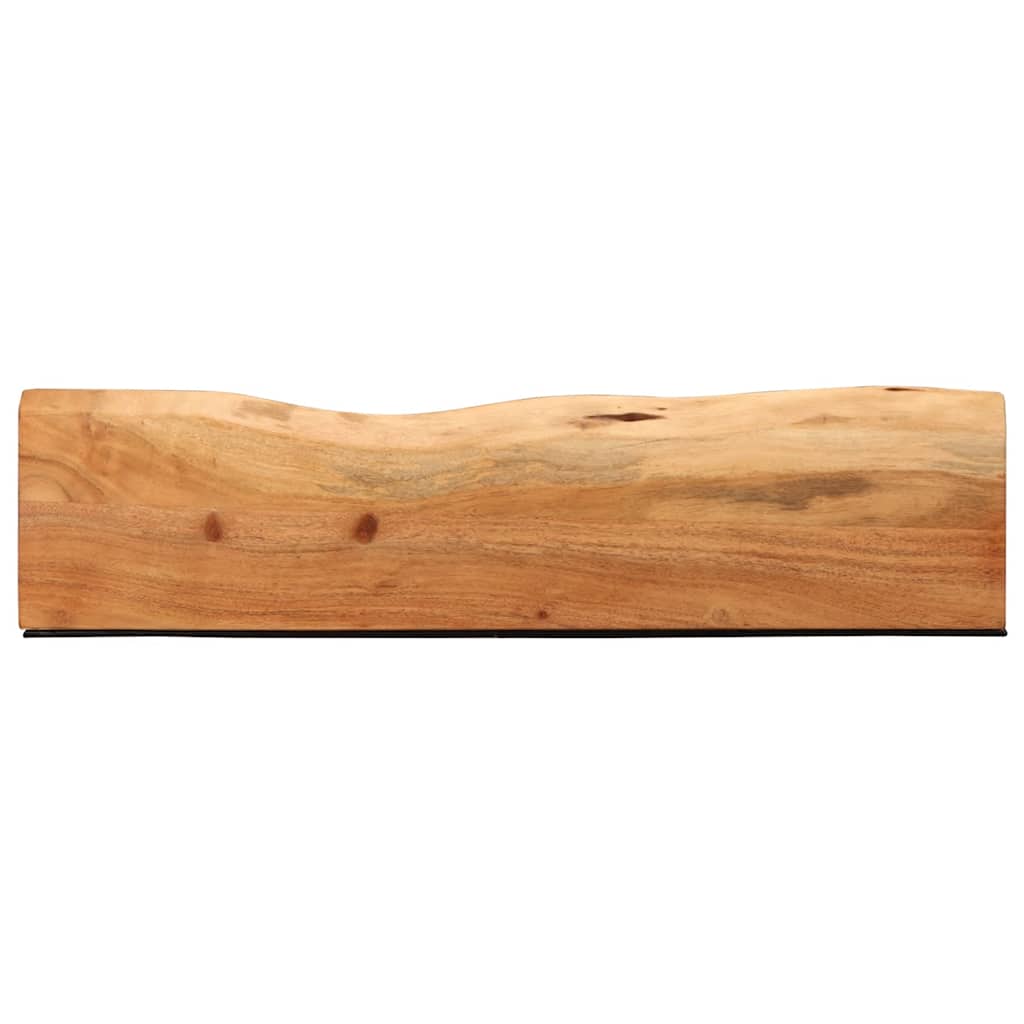 Vegghylle Tre 2 stk 80x20x3,5 cm heltre akasie