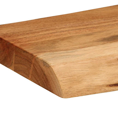 Vegghylle Tre 2 stk 80x20x3,5 cm heltre akasie