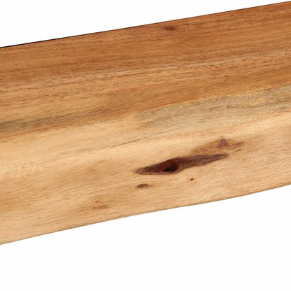 Vegghylle Tre 2 stk 80x20x3,5 cm heltre akasie