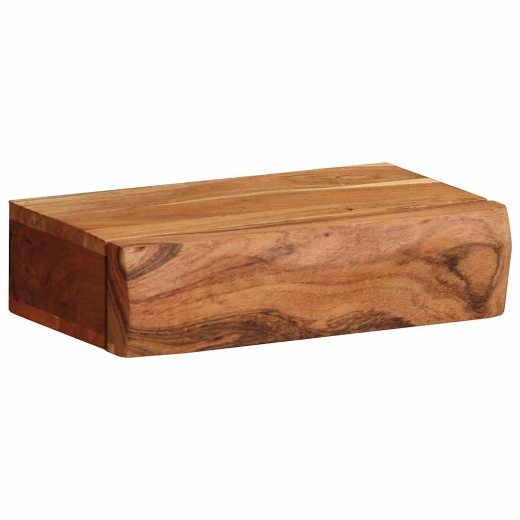 Vegghylle Tre 2 stk 30x17x8 cm heltre akasie