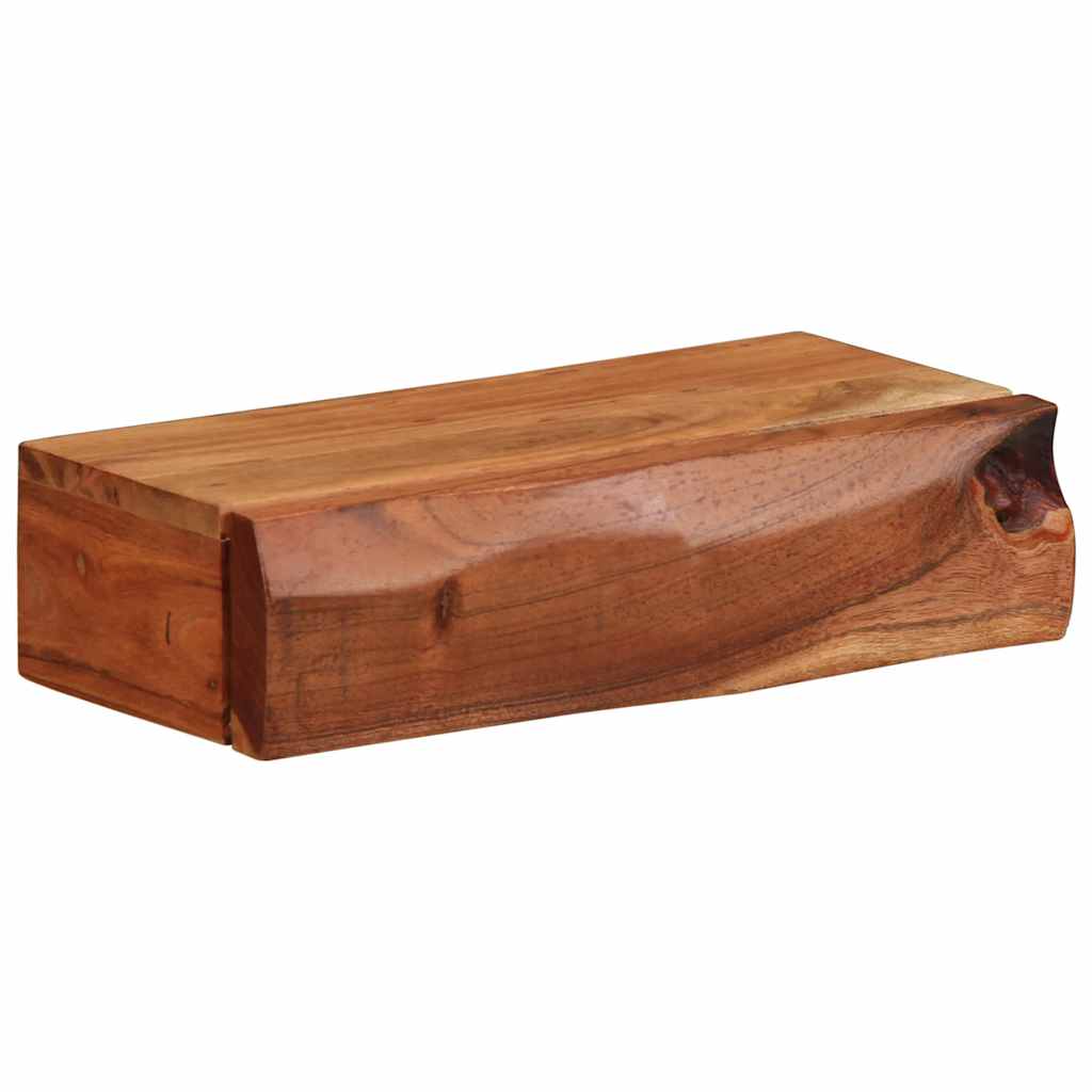 Vegghylle Tre 2 stk 30x17x8 cm heltre akasie