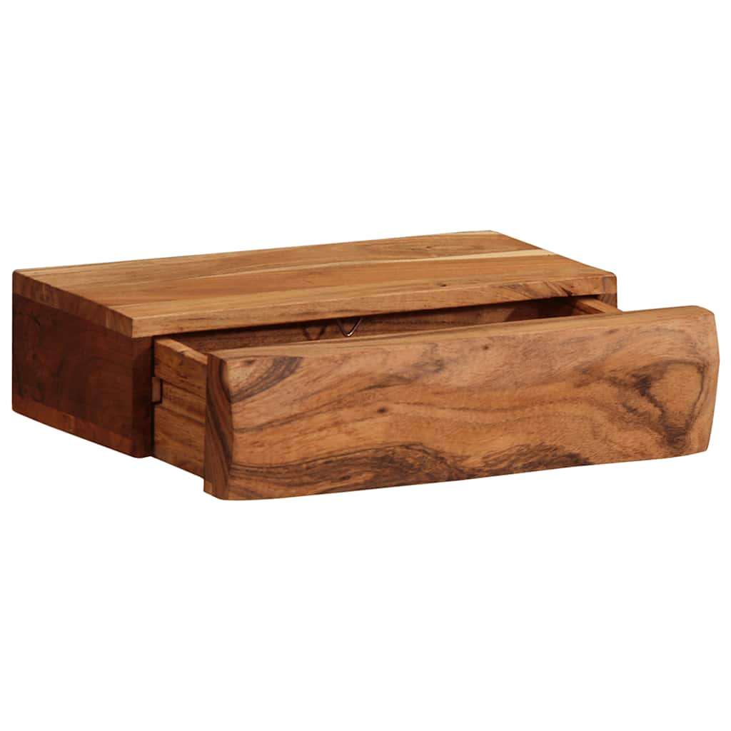 Vegghylle Tre 2 stk 30x17x8 cm heltre akasie