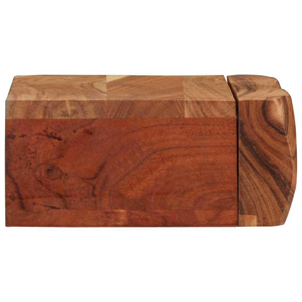 Vegghylle Tre 2 stk 30x17x8 cm heltre akasie