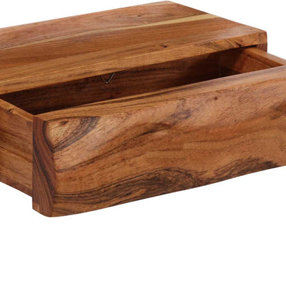 Vegghylle Tre 2 stk 30x17x8 cm heltre akasie