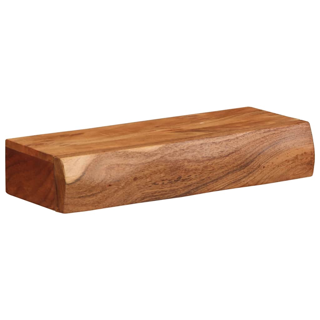 Vegghylle Tre 2 stk 40x17x8 cm heltre akasie
