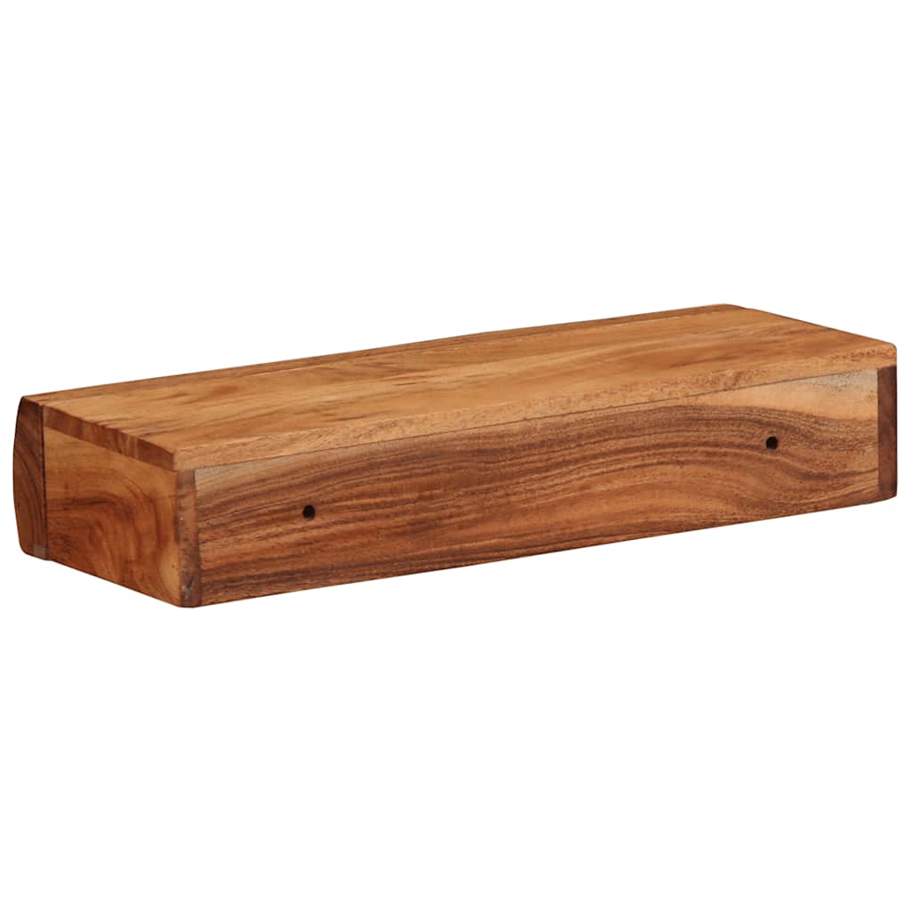 Vegghylle Tre 2 stk 40x17x8 cm heltre akasie