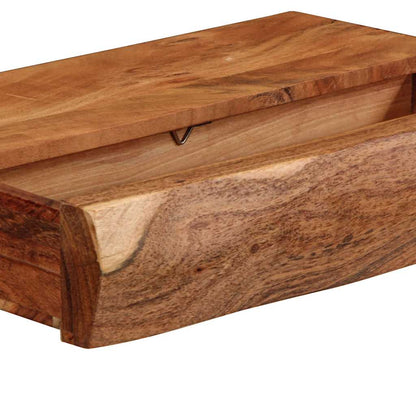 Vegghylle Tre 2 stk 40x17x8 cm heltre akasie