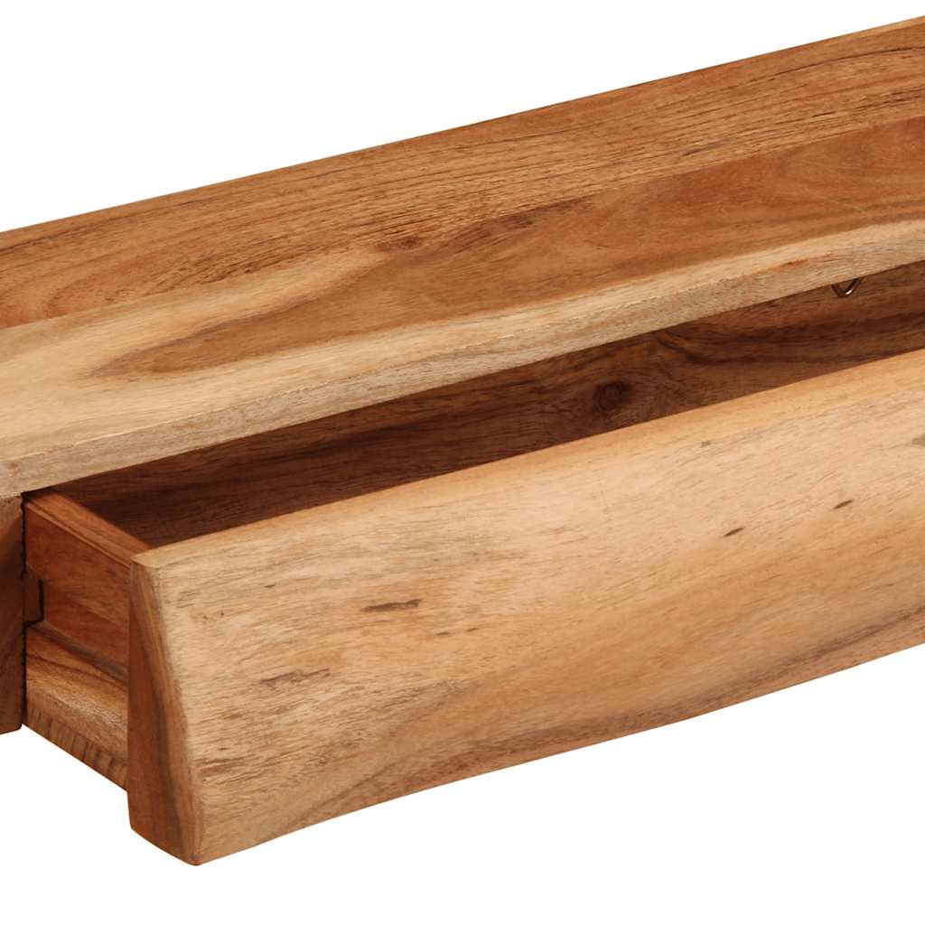Vegghylle Tre 2 stk 60x17x8 cm heltre akasie