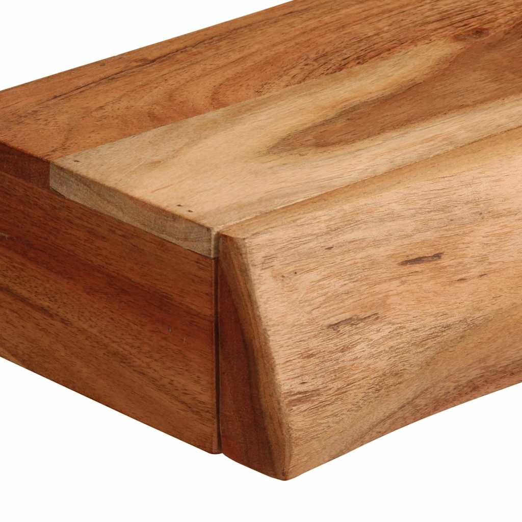 Vegghylle Tre 2 stk 60x17x8 cm heltre akasie