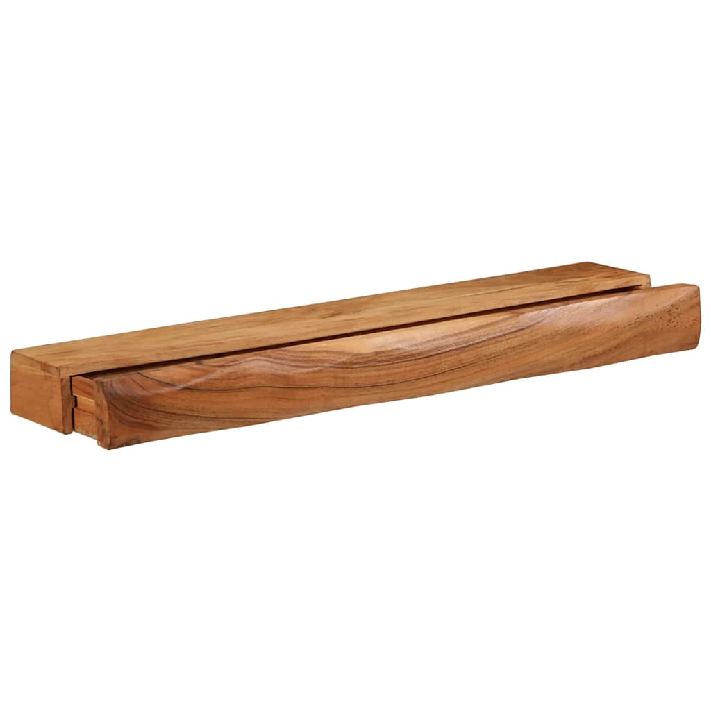 Vegghylle Tre 2 stk 80x17x8 cm heltre akasie
