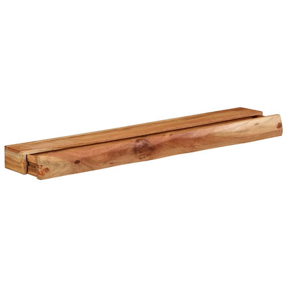 Vegghylle Tre 2 stk 100x17x8 cm heltre akasie