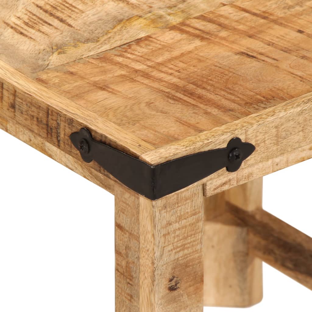 Sidebord Tre Stablebare 3 stk grovt heltre mangotre