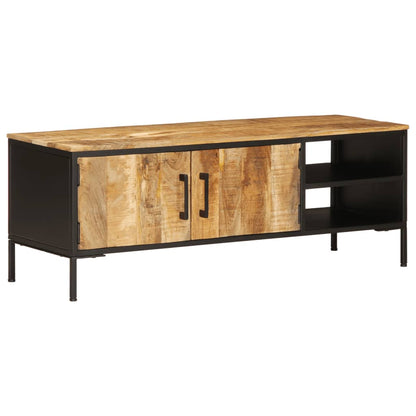 TV-Møbel Tre Tv-benk 110x35x40 cm grovt heltre mangotre