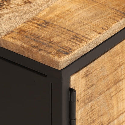 TV-Møbel Tre Tv-benk 110x35x40 cm grovt heltre mangotre