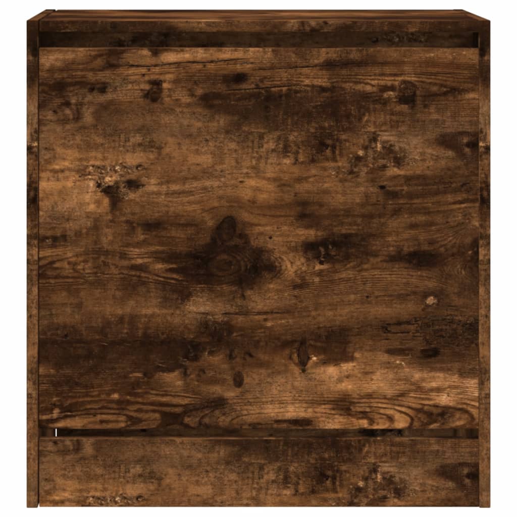 Skoskap Skohylle Skobenk Røkt Eik 60x34x63,5 cm
