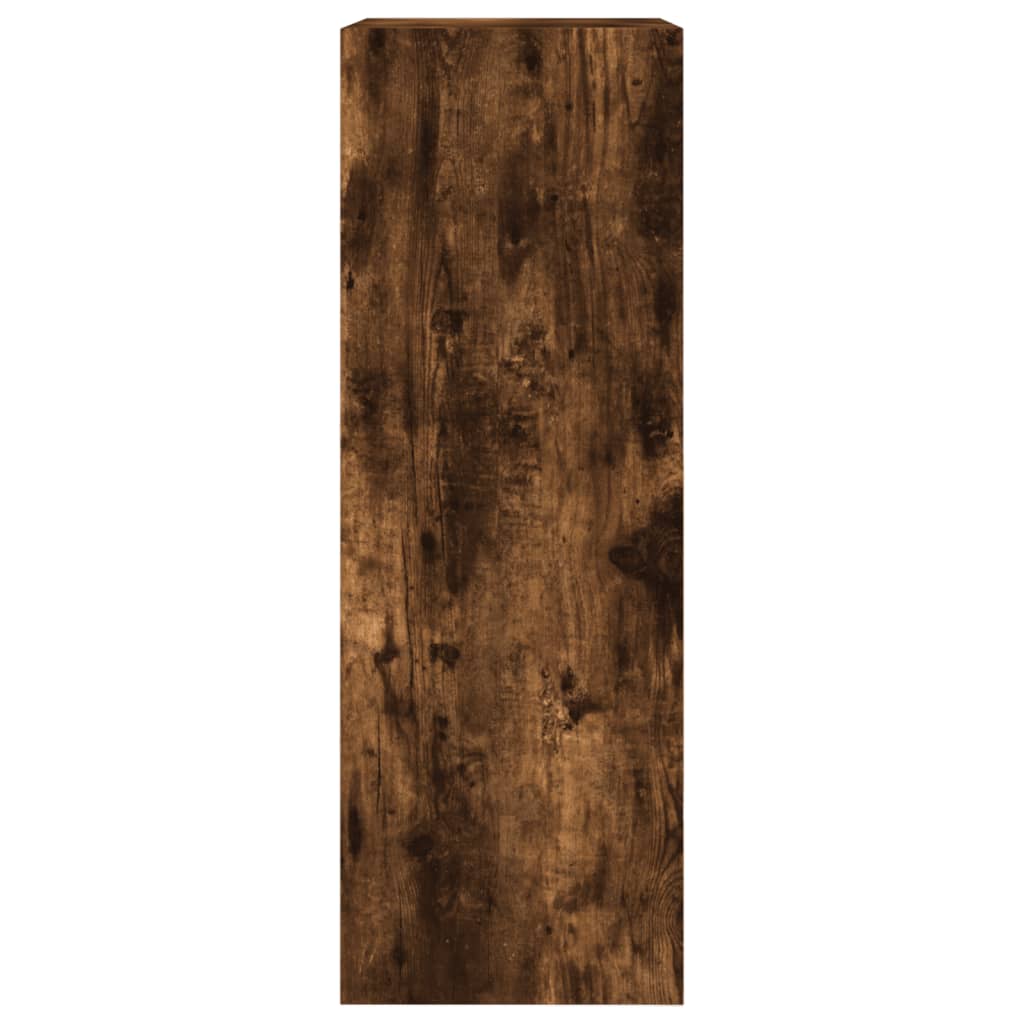 Skoskap Skohylle Skobenk Røkt Eik 60x34x96,5 cm