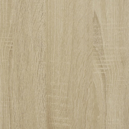 Skoskap med 4 vippeskuffer sonoma eik 100x34x112 cm