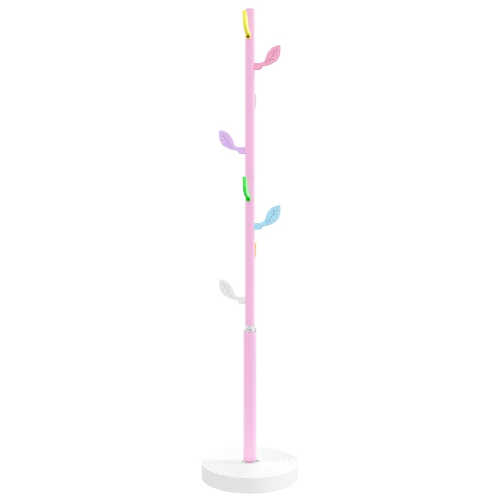 Stumtjener rosa 172 cm pulverlakkert jern